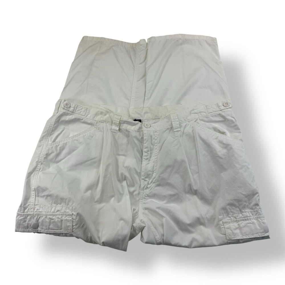 Polo by Ralph Lauren Utility Cargo Adjustable Waist Cotton Pants Men 42x30 White